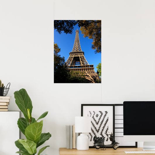 Eiffelturm von Paris in Frankreich Poster (Heimbüro)
