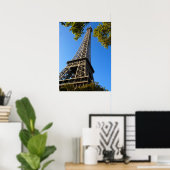 Eiffelturm von Paris in Frankreich Poster (Heimbüro)
