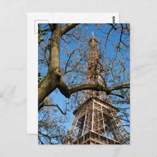 Eiffelturm von Paris in Frankreich Postkarte (Vorne/Hinten)