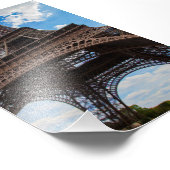 Eiffelturm von unten fotodruck (Ecke)