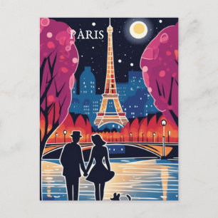 Eiffelturm Wahrzeichen von Paris Postkarte