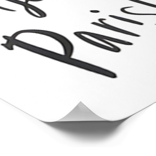 Eiffelturm Wasserfarbenes Traumbild Poster (Ecke)