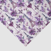 Eiffelturm & Watercolor Tissue Seidenpapier (Ausschnitt)