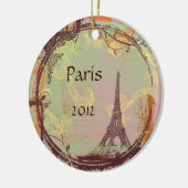 Eiffelturm Weihnachtsbaum Ornament (Links)