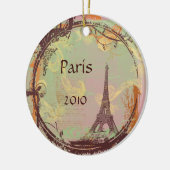 Eiffelturm Weihnachtsbaum Ornament (Links)