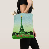 Eiffelturm-Weihnachtscollage Tasche (Von Nahem)