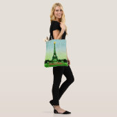 Eiffelturm-Weihnachtscollage Tasche (Am Model)
