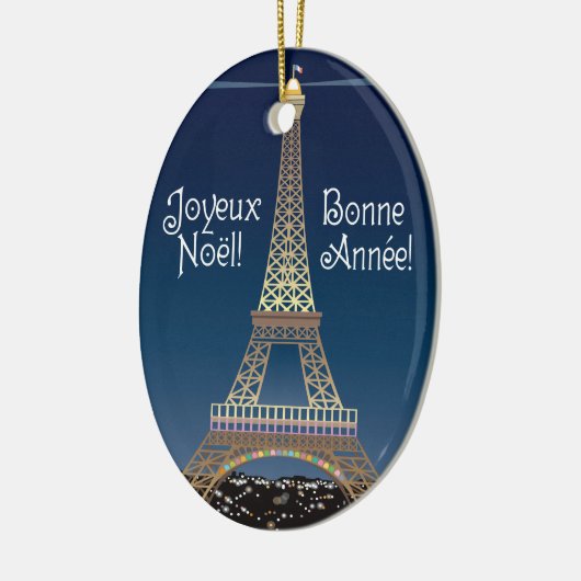 Eiffelturm Weihnachtsschmuck (Links)