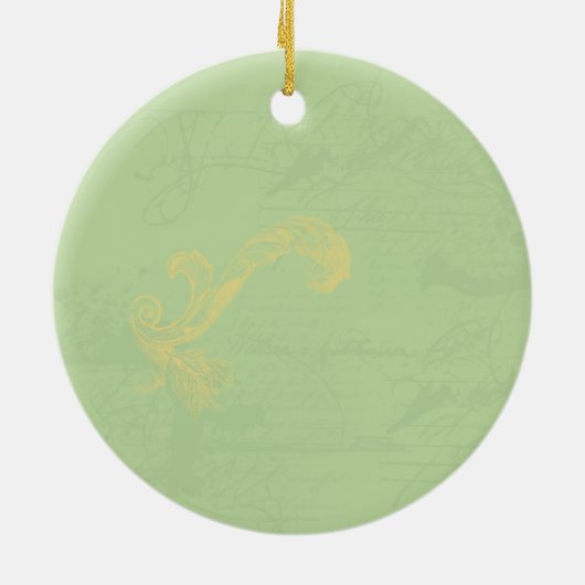 Eiffelturm Weihnachtsschmuck im Grünen (Hinten)