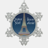 Eiffelturm Weihnachtszitzer