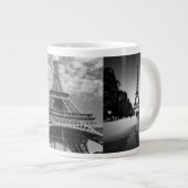 Eiffelturmaussichten in der Tasse Schwarz-Weiß-Jum (Vorderseite Rechts)