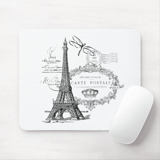 Eiffelturmcollage Mousepad (Mit Mouse)