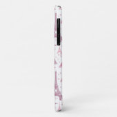 Eiffelturme und Herzen personalisiert Case-Mate iPhone Hülle (Hinten/Links)