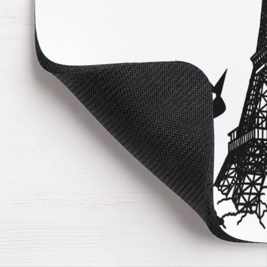 Eiffelturmkatzen mousepad (Ecke)