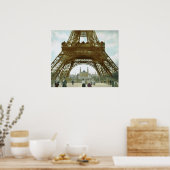 Eiffelturmmalerei Poster (Küche)