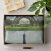 Eiffelturmmalerei Seidenpapier (Geschenk)