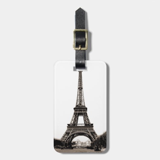 Eiffelturmmarken für Gepäck Gepäckanhänger (Vorderseite vertikal)