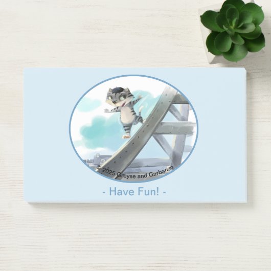 Eiffelturmnotizen 10" x 6" - Spaß Post-it Klebezettel (Büro)