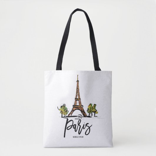 Eiffelturmparis Tasche (Vorderseite)