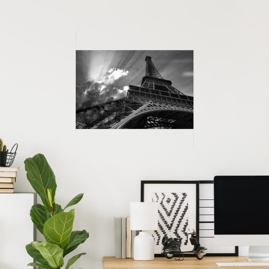 Eiffelturmposter Poster (Heimbüro)