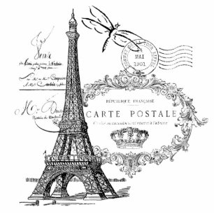 Eiffelturmspannmagnet Freistehende Fotoskulptur