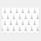 Eiffelturmumhüllungspapier Geschenkpapier Set (Vorderseite)