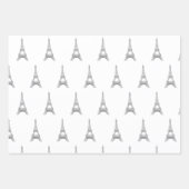 Eiffelturmumhüllungspapier Geschenkpapier Set (Vorderseite 3)