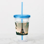 Eiffelturmwerfer Acryltrinkbecher (Vorderseite)