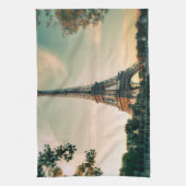 Eiffelturmwerfer Geschirrtuch (Vertikal)