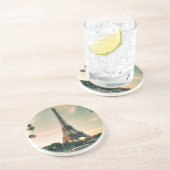 Eiffelturmwerfer Getränkeuntersetzer (Seite)