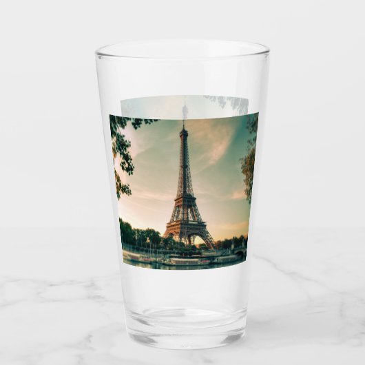Eiffelturmwerfer Glas (Vorderseite)