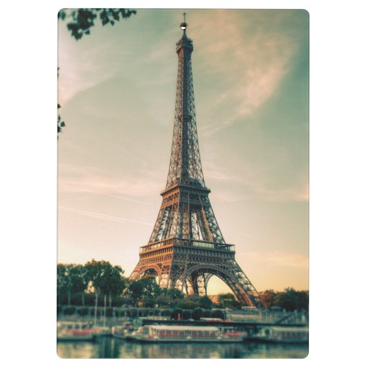 Eiffelturmwerfer Klemmbrett (Rückseite)