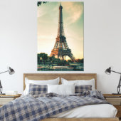 Eiffelturmwerfer Leinwanddruck (Insitu (Schlafzimmer))