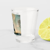Eiffelturmwerfer Schnapsglas (Rechts)