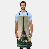 Eiffelturmwerfer Schürze (Getragen)