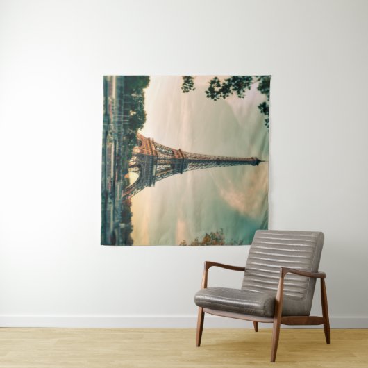 Eiffelturmwerfer Wandteppich (Beispiel (Horizontal))