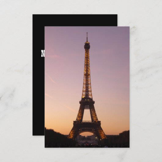 eiffener Turm Einladung (Vorne/Hinten)