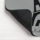 Eiffle schwarzes Logo Mousepad (Ecke)