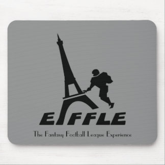 Eiffle schwarzes Logo Mousepad