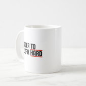 eifrig arbeiten kaffeetasse (Vorderseite Links)