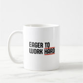 eifrig arbeiten kaffeetasse (Links)