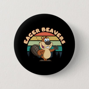 Eifrige Biber Button