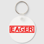 eifrige Briefmarke Schlüsselanhänger (Rückseite)