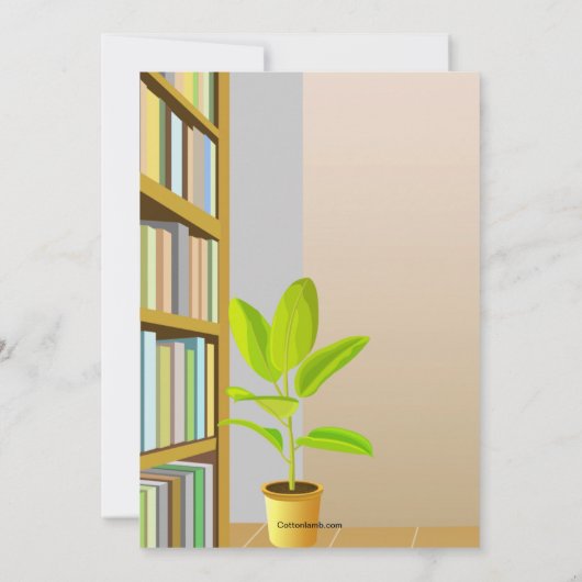 Eifrige Leser-Buchgemeinschaft-Einladung Einladung (Rückseite)