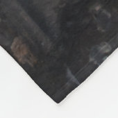 EIGE UND SCHWARZES KONKRETES HAUS FLEECEDECKE (Ecke)