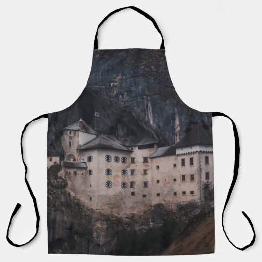 EIGE UND SCHWARZES KONKRETES HAUS SCHÜRZE (Vorderseite)