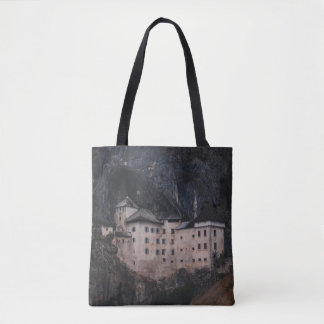 EIGE UND SCHWARZES KONKRETES HAUS TASCHE