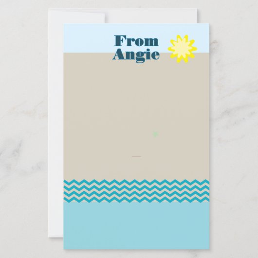 Eigenadressierte, anpassbare Papierblätter (Vorderseite)