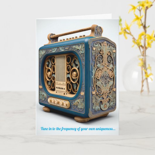 Eigenart Karte (Gelbe Blume)