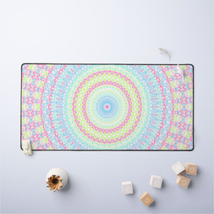 Eigenartige Farbige Psychedelische Retro-Sommer-Ma Schreibtischunterlage